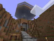 (Mob tower and access routes.)